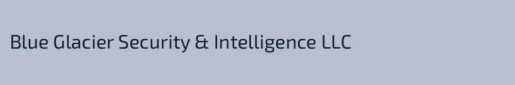 Blue Glacier Security & Intelligence LLC